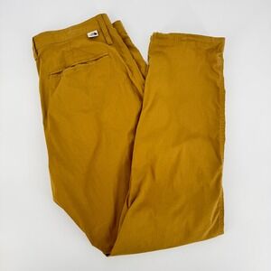The North Face Men's Brown Outdoor Hiking Pants 34 Adjustable‎ Hem Zip Pocket